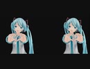 【MMD】うちゅうだいばくはつ (立体視 交差法)