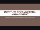 Institute of Commercial Management