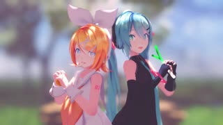 【MMD】好きだな君が Sour式ミク&リン