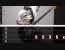 【自作TAB】ザ☆ピ〜ス! 弾いてみた【ベース】