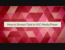 Solution to Stream Tidal to VLC Media Player