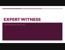 Expert Witness