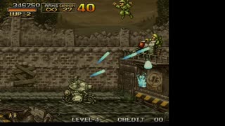 【NEOGEO】メタルスラッグ 1コインプレイ【NAZCA】