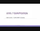 Level 7 Qualification