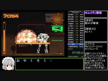 アーマード・コア２アナザーエイジ RTA(All missions) 2時間44分19秒 part2/6