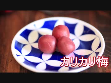 カリカリなカリカリ梅を作ろう！