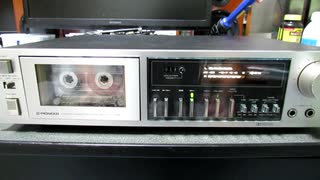 蘇生ジャンクカセットデッキ　自己録再テスト PIONEER CT-7000 ('81)