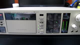 蘇生ジャンクカセットデッキ　自己録再テスト PIONEER CT-570 ('80)