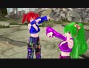 【重音テト　櫻花アリス】刹那プラス【MMD】