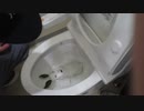素敵なトイレに雪だるまを流してみた