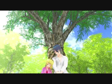 【MMD電脳の村】花瓶に触れた【青年アーベル】