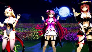 【MMD】花騎士 カトレア バルーンバイン ホウセンカ「Happy Road」