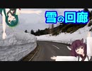 ［きりたん車載］　きりたんと行くVストロームの旅　「雪の回廊」編
