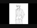 Fate/stay night ギルガメッシュ(私服)をシャーペンで描いてみた