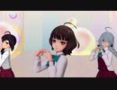 【MMD艦これ】 岸波と32駆逐隊の二人でチーズケーキクライシス