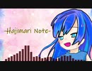 【初オリジナル曲】-Hajime Note-【重音テト】