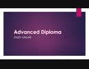 Advanced Diploma