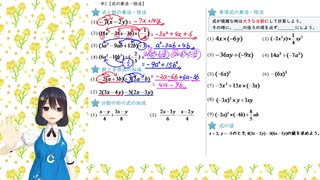 【数学・中学2年】②式の乗法・除法