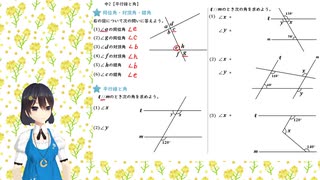 【数学・中学2年】⑩平行線と角