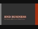 HND Business