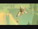 テバを遠くまで運んでから、飛行訓練所に向かって飛び立ってもらった