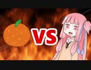 茜ちゃんVSみかん