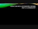 RICS Accredited Degree