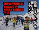 めっちゃやばい！通称ゲレンデマラソン！雪の中を5km下るマラソンNAEBA RISING2019予選の様子を完全収録！