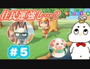 【あつまれ どうぶつの森】 あつまれむしゃたろの森　むしゃたろうレンジャーの影の努力に迫る！？ #5【ゲーム実況】