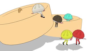 【MMD】自作肉まんモデルでGirls【モデル配布あり】