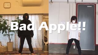 【リモートで】Bad Apple!! 踊ってみた【よりもも】