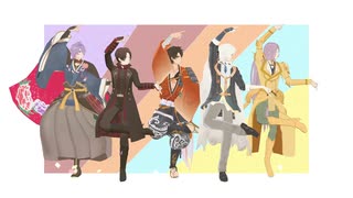 【MMD刀剣乱舞】とある本丸の始まりの二振りたち