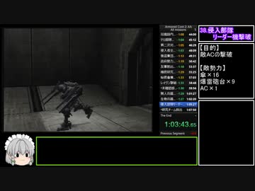 アーマード・コア２アナザーエイジ RTA(All missions) 2時間44分19秒 part3/6