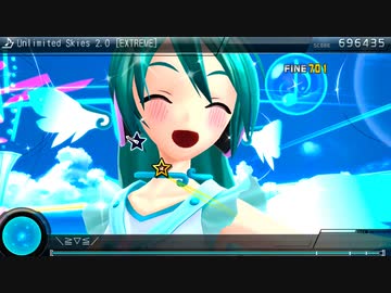 【Project DIVA F2nd】Unlimited Skies 2.0【Edit PV+譜面】