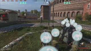 [M&B2:BL Captain EA] 19_5R_Khuzait×Khuzait 乱戦マップで拠点を取るRabbler (ゆっくり実況)