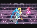 【MMD ヒーリングっど♥プリキュア】三人で『彩虹节拍』