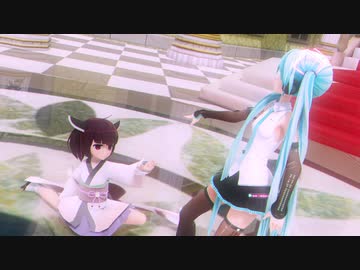 初音ミクNTとAIきりたんに「空と君とのあいだに」を歌わせてみた【NEUTRINO】【MMD】【カバー】