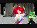 【重音テト　櫻花アリス】曖昧劣情Lover【MMD】