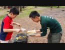 出張料理人タドシ君　お好み焼きを作る