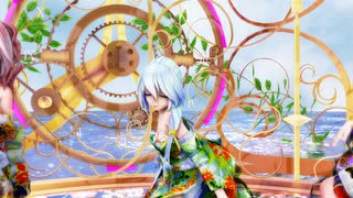 Ray MMD【PiNK CAT】Tda式改変初音ミク 巡音ルカ 重音テト Japanese Kimono