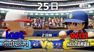 2020年版が発表されたのでパワフェスやって行く vs.MAJOR高校選抜(実況パワフルプロ野球2018) ＃54