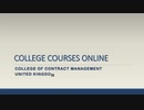 College Courses Online
