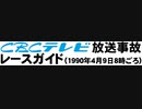 【CBC】レースガイドでの通常時と放送事故【比較】