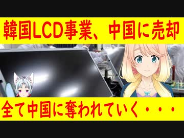 【韓国の反応】韓国が発展させてきたものを中国が全て奪っていく。韓国LCD事業を中国へ売却【世界の〇〇にゅーす】