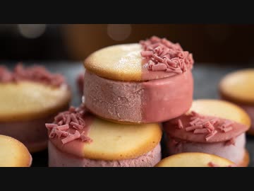 アイスルビーチョコ・ラングドシャ【お菓子作り】ASMR