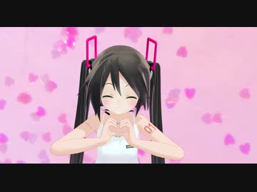 【MMD】黒髪ちゃんで『Last Kiss』初トレースしてみました【あぴミク】