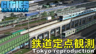 究極に最高の鉄道ジオラマゲームを見つけたかもしれない【Cities:Skylines 定点観測 鉄道 Tokyo Japan City 】