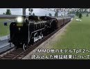 MMD他のモデルをTpF2へ読み込んだ検証結果について