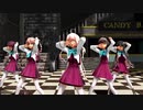 [MMD]艦これ 巻雲・風雲・長波・沖波・岸波 一騎当千｛着衣有り｝