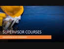 Supervisor Courses